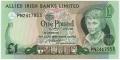 Allied Irish Banks 1 Pound,  1. 1.1982
